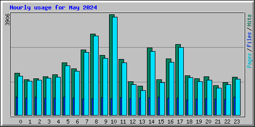 Hourly usage for May 2024